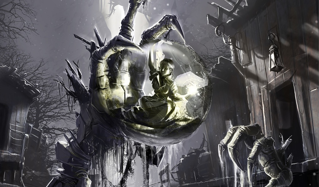 Девочка в стеклянном шаре