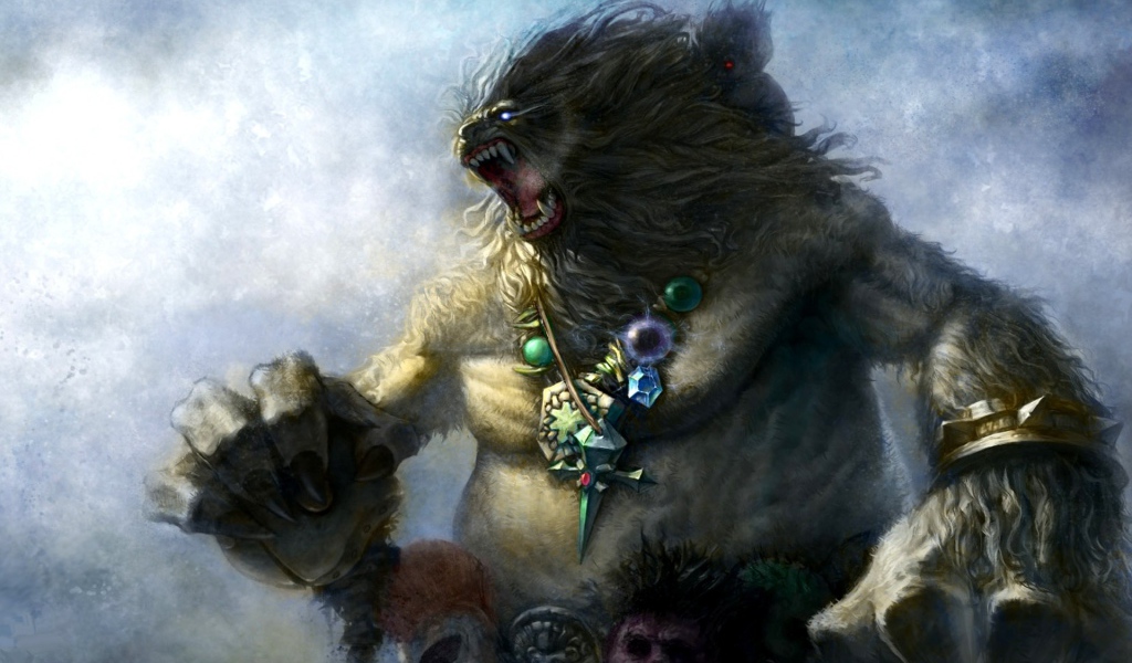 Рычащий монстр