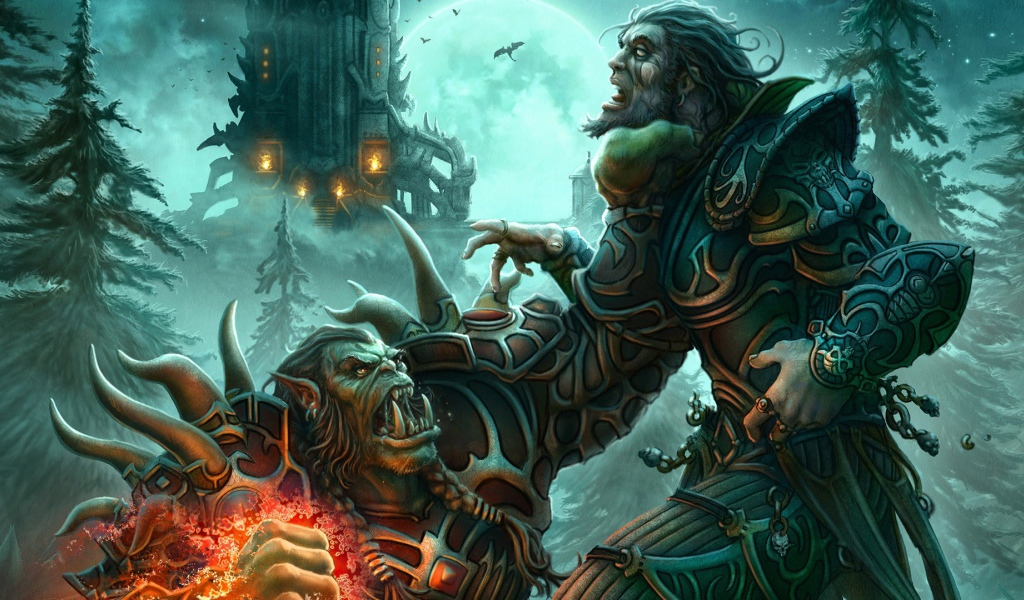 Чудовище с большими клыками