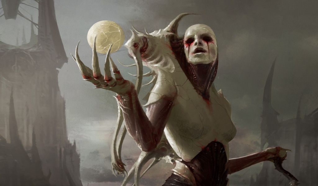 Монстр с длинными когтями