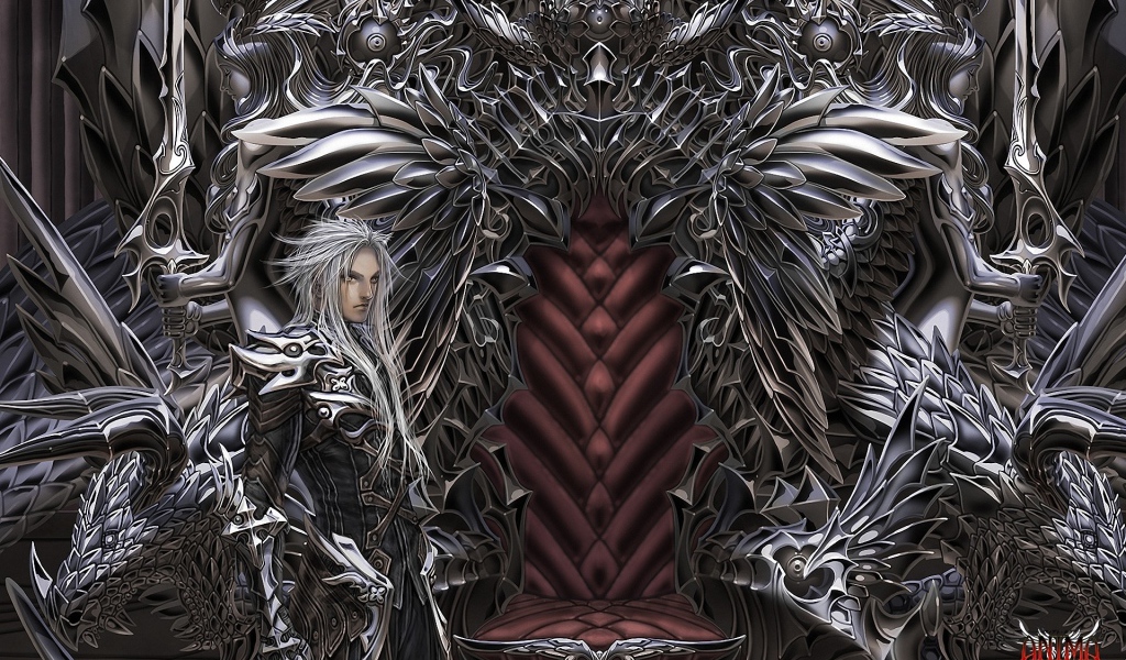 Воины охраняют трон