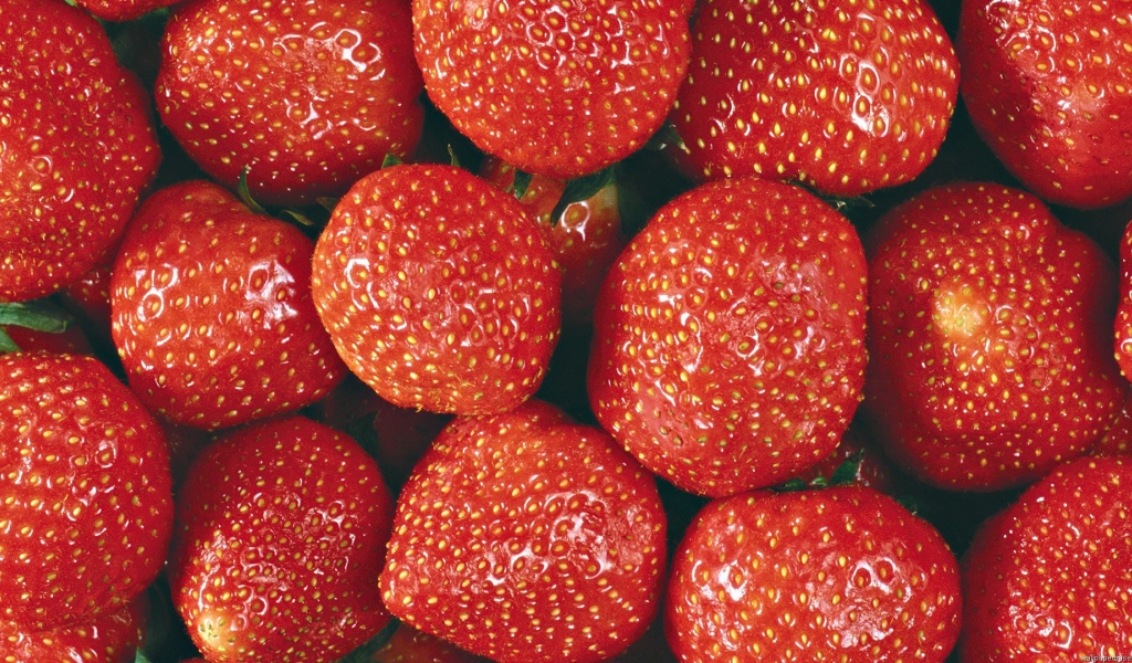 Фон из клубники