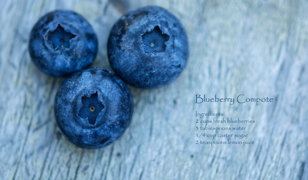 Черничный компот