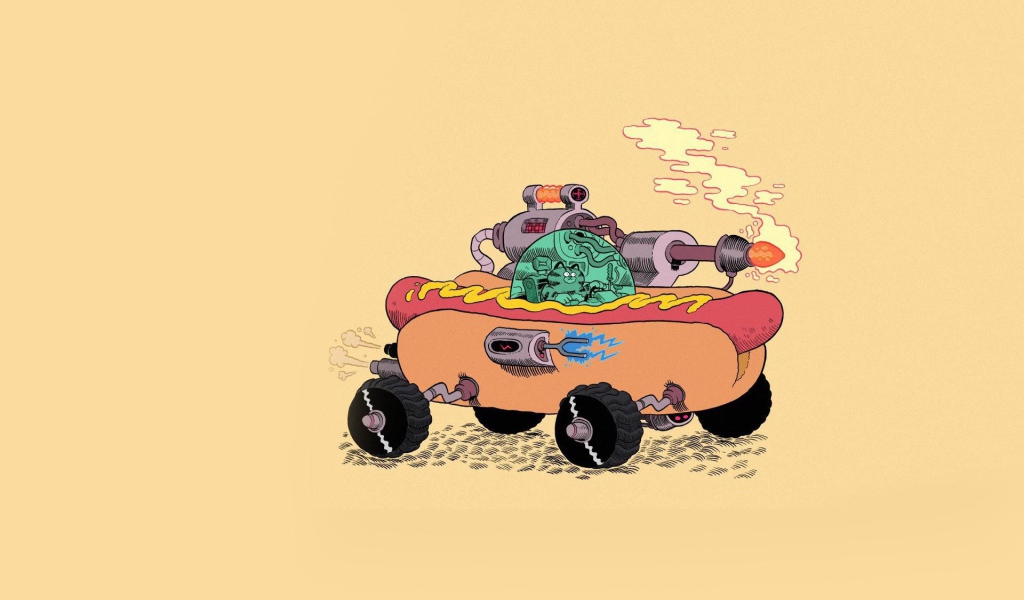 Кот в хотдоге