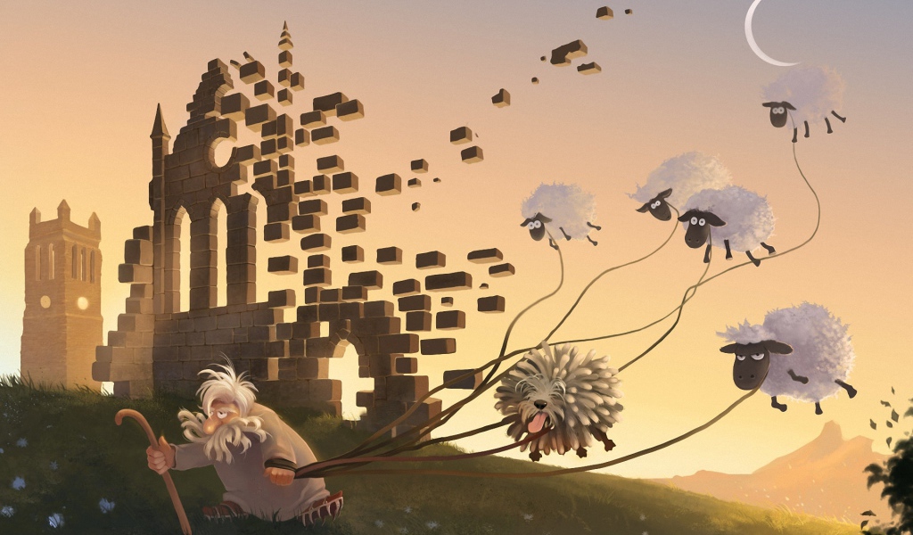 Старик с летающими овцами