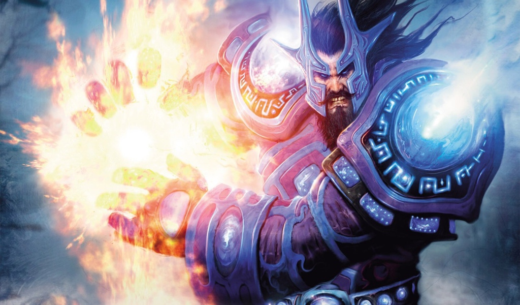 Огненный воин из игры