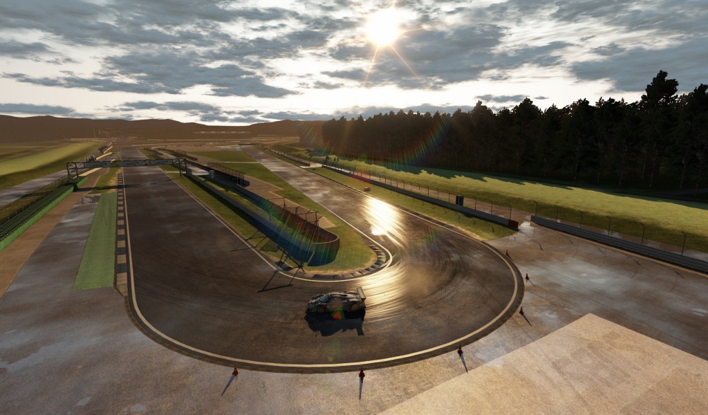 Гоночный трек из видео игры