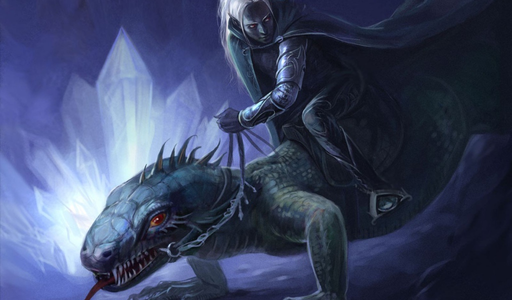 Всадник на драконе из игры