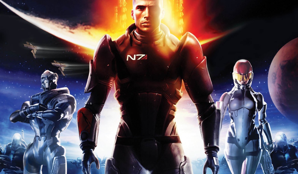 Шепард из игры Mass Effect