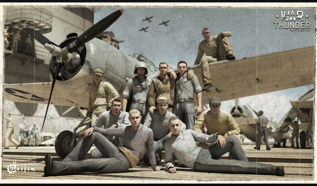 War Thunder американские пилоты