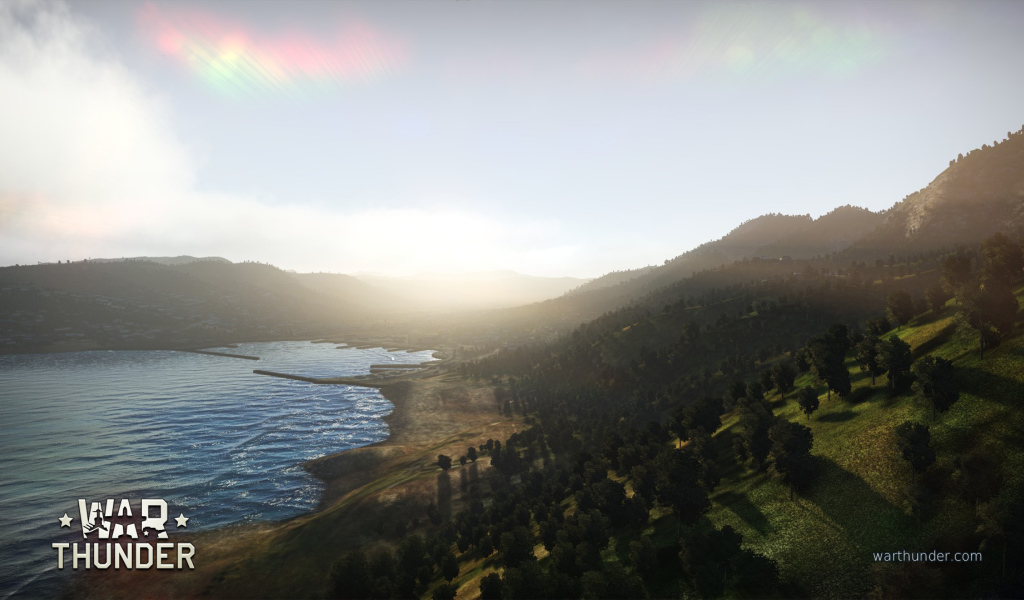 War Thunder вид на океан