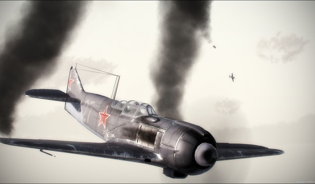 War Thunder самолет поврежден