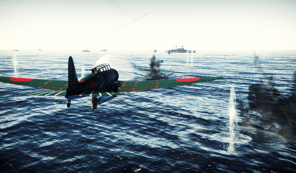 War Thunder sea battle