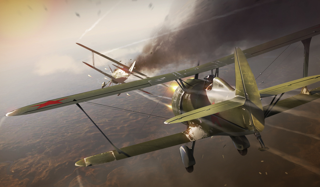 War Thunder два самолета сражаются