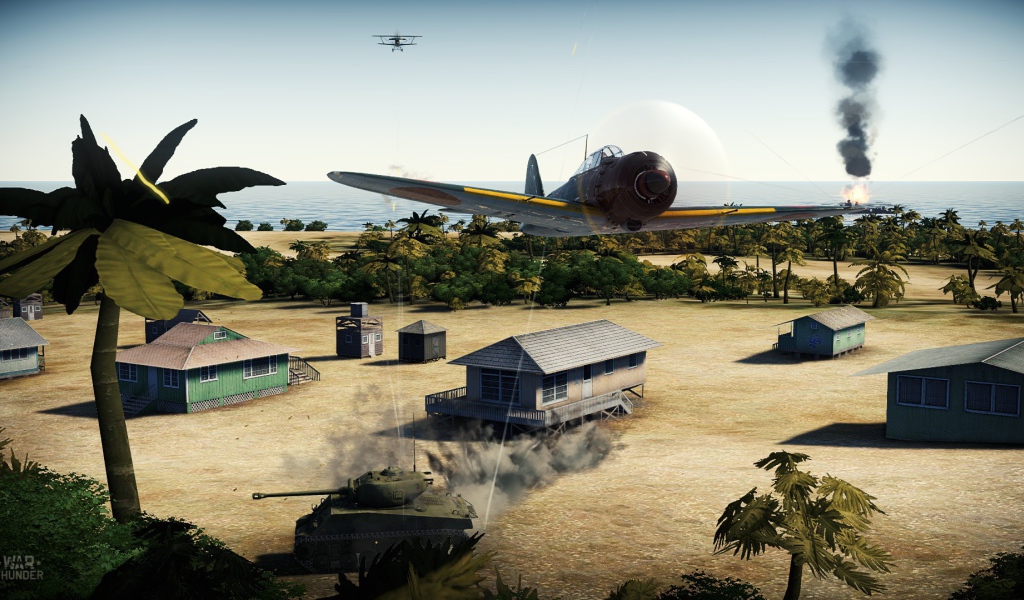 Военный самолет из игры War Thunder