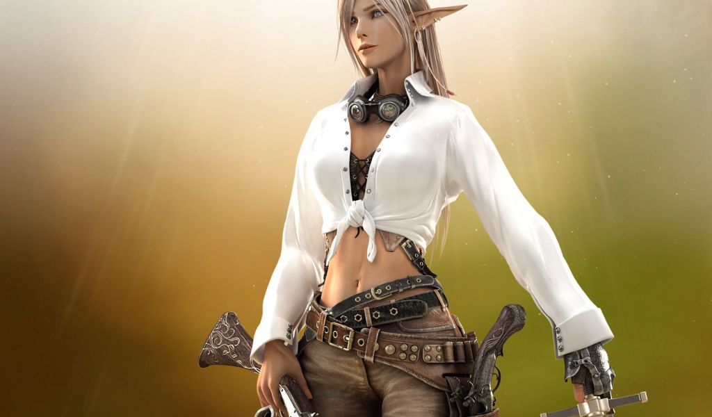 Воин Алисия из игры