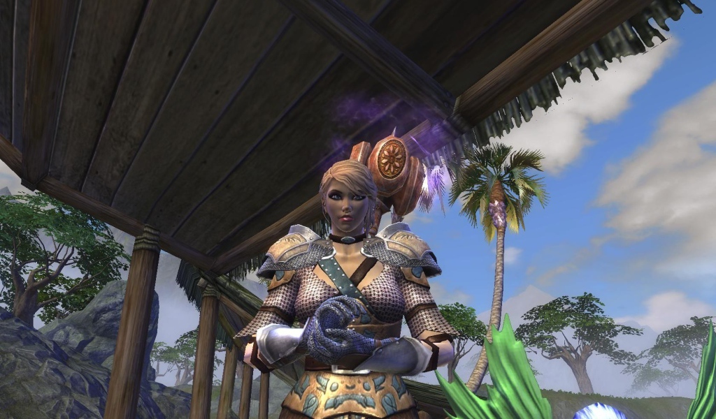 Девушка воин из видео игры