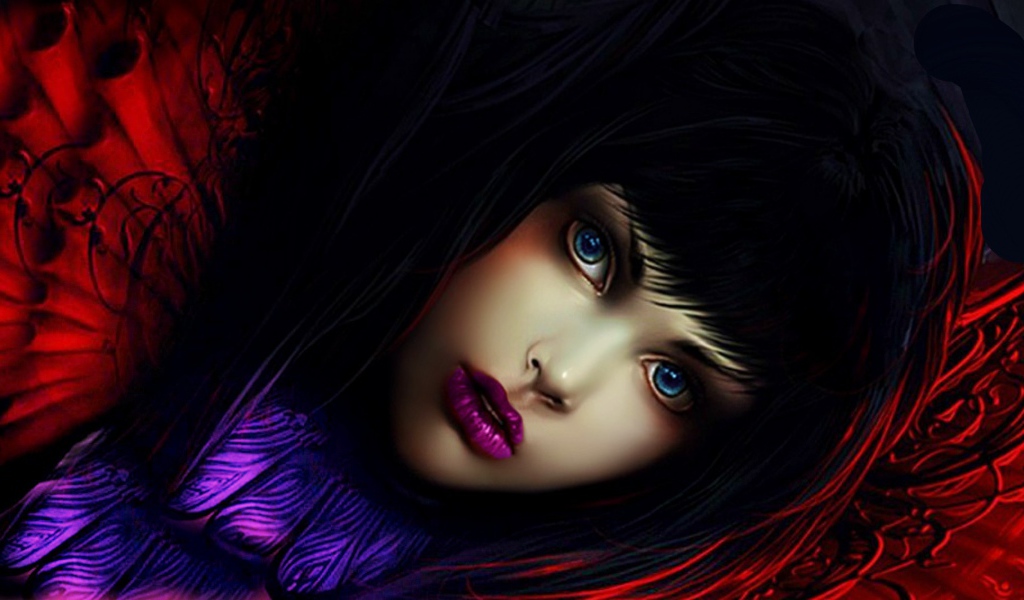 Фиолетовые губы