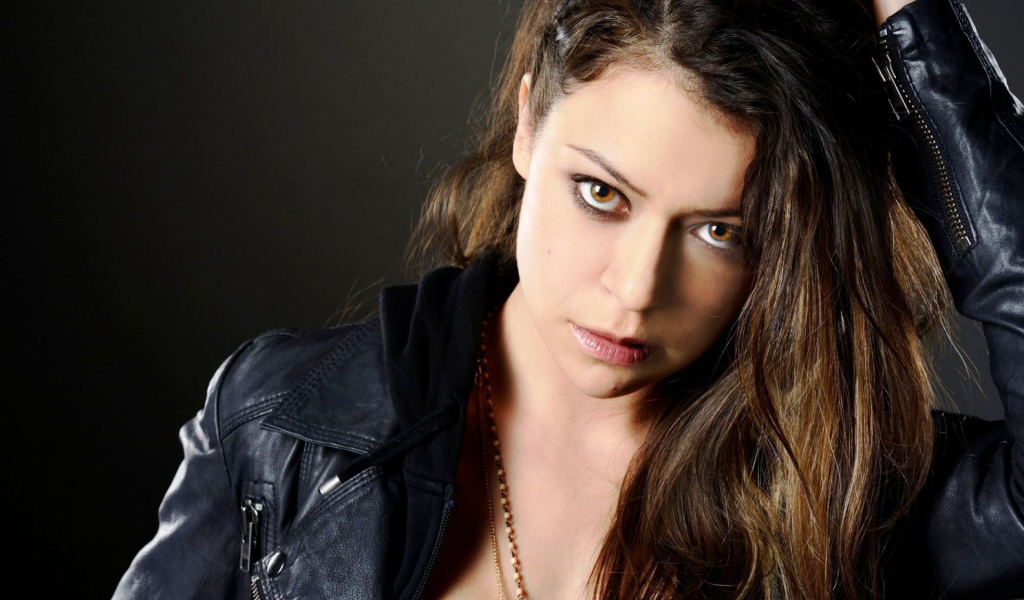 В кожаной куртке