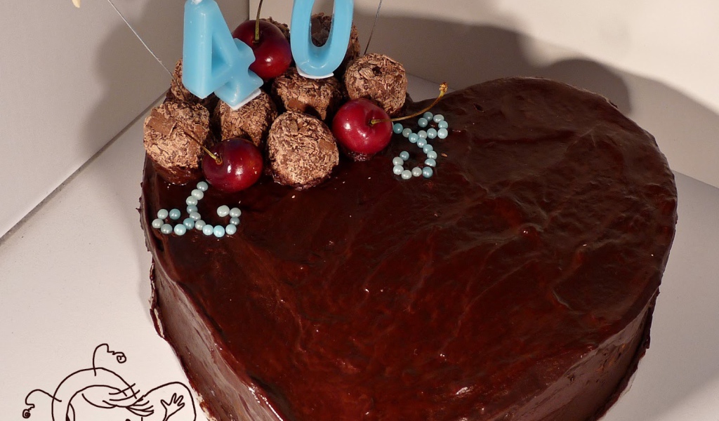 40 лет торт ко дню рождения