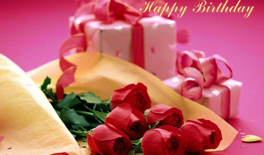 Красивая открытка на день рождения