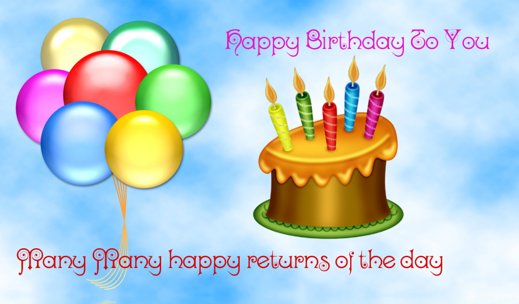 Красивое поздравление на день рождения