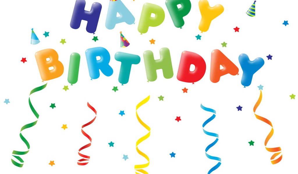 Яркое поздравление на день рождения