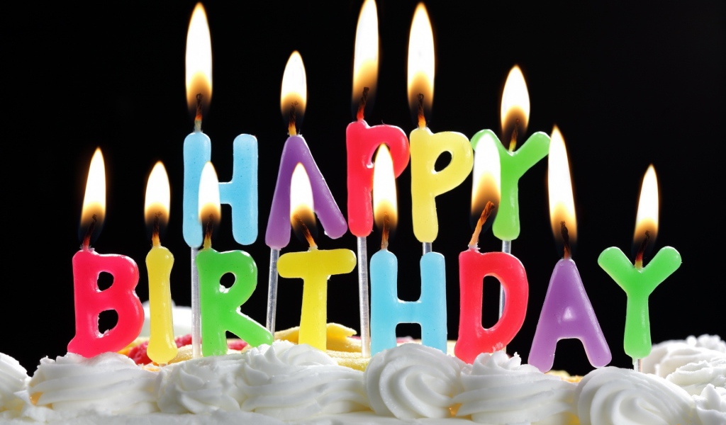Свечи c днем ​​рождения