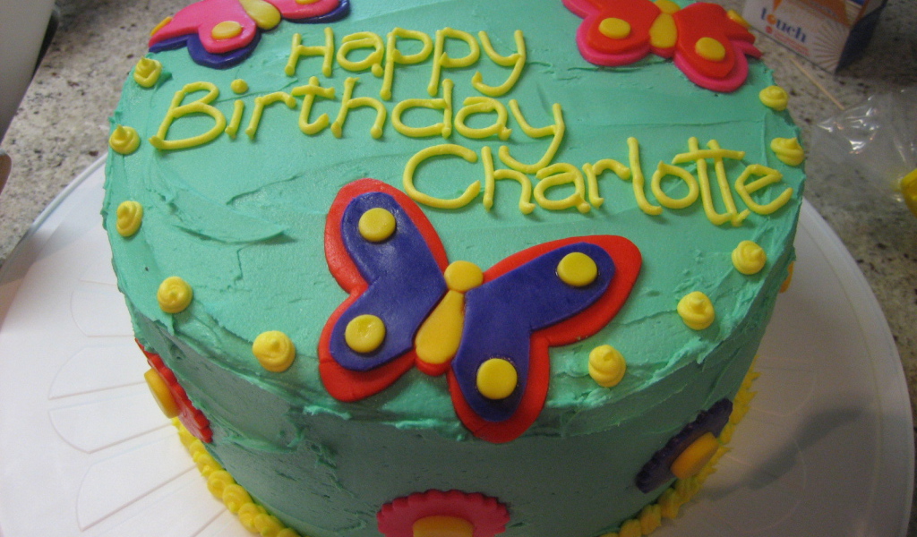  Зеленый торт на день рождения