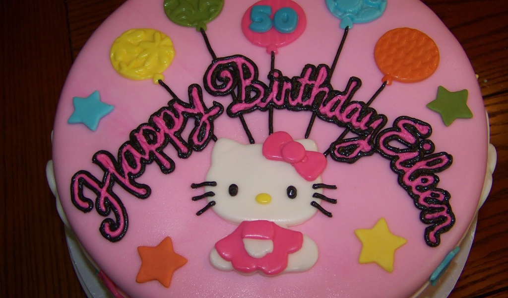Китти торт на день рождения