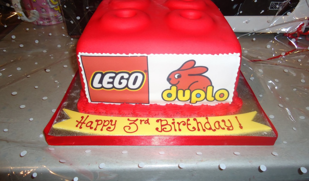  Лего торт на день рождения