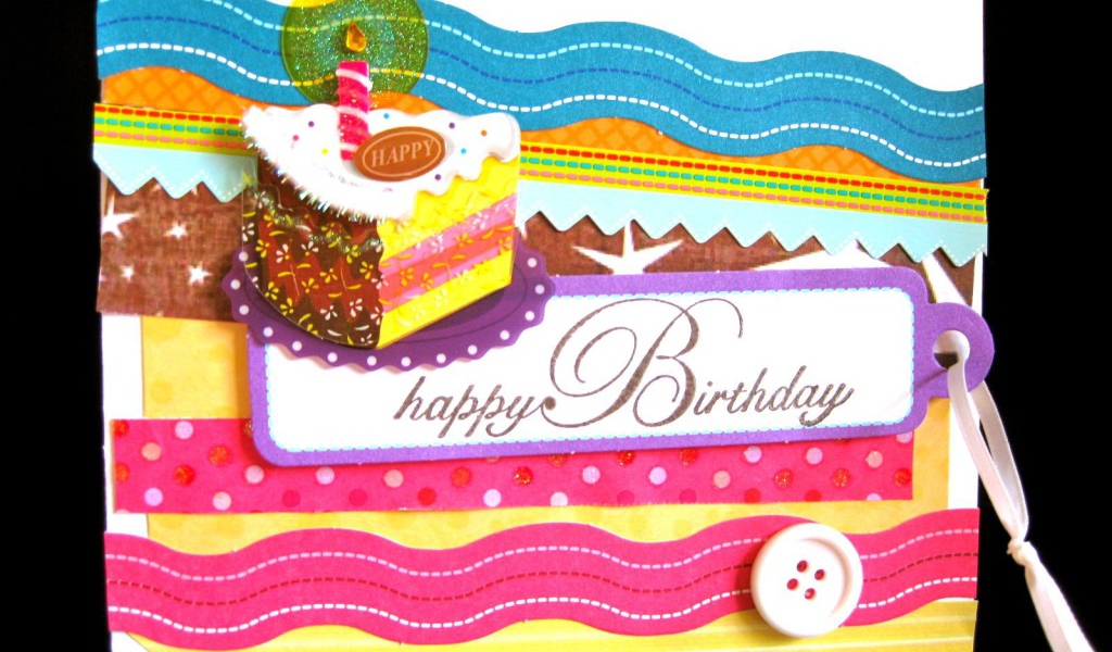 Оригинальная открытка на день рождения