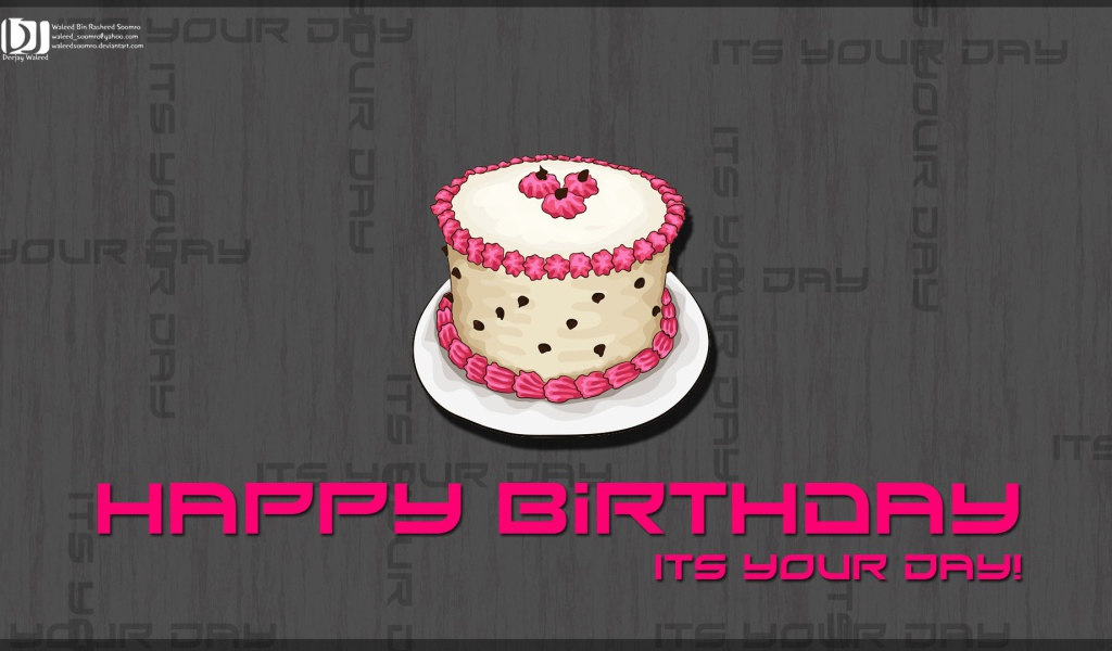 Картинка на день рождения, это твой день