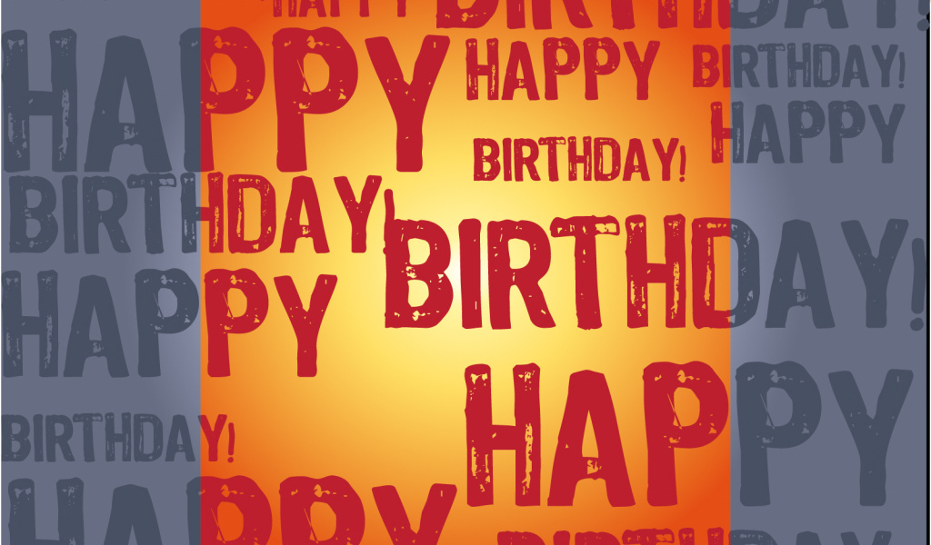 Картинка с надписями на день рождения