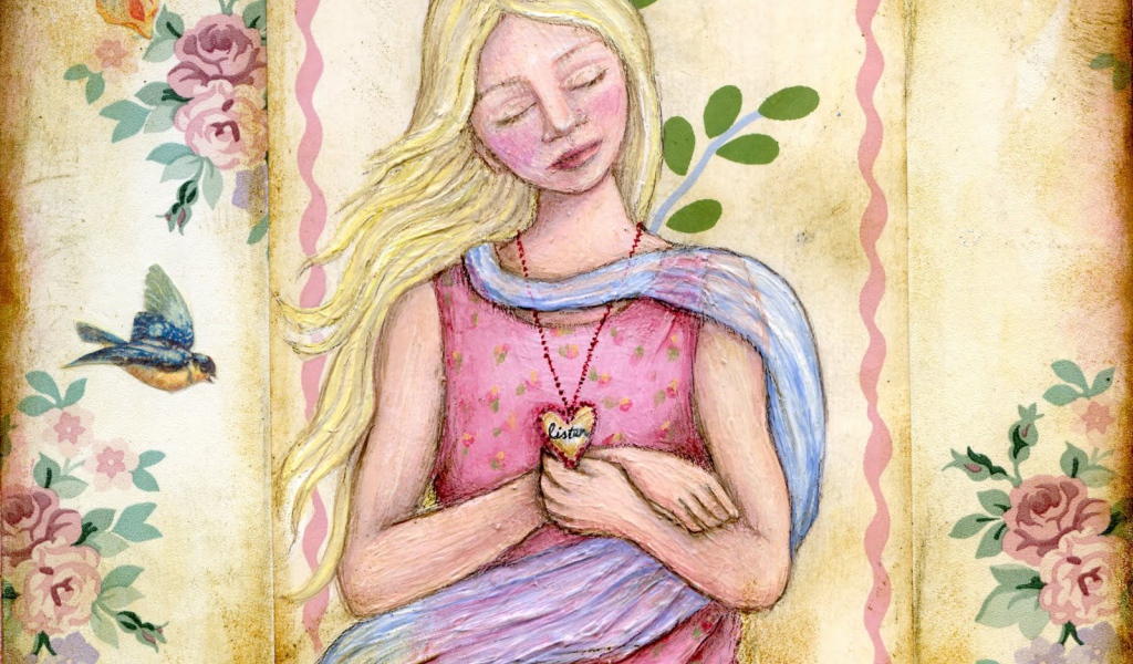 Принцесса с сердечком на день рождения