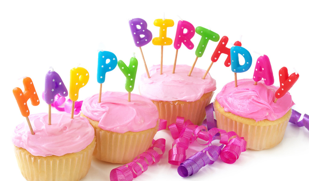  Кексы для дня рождения