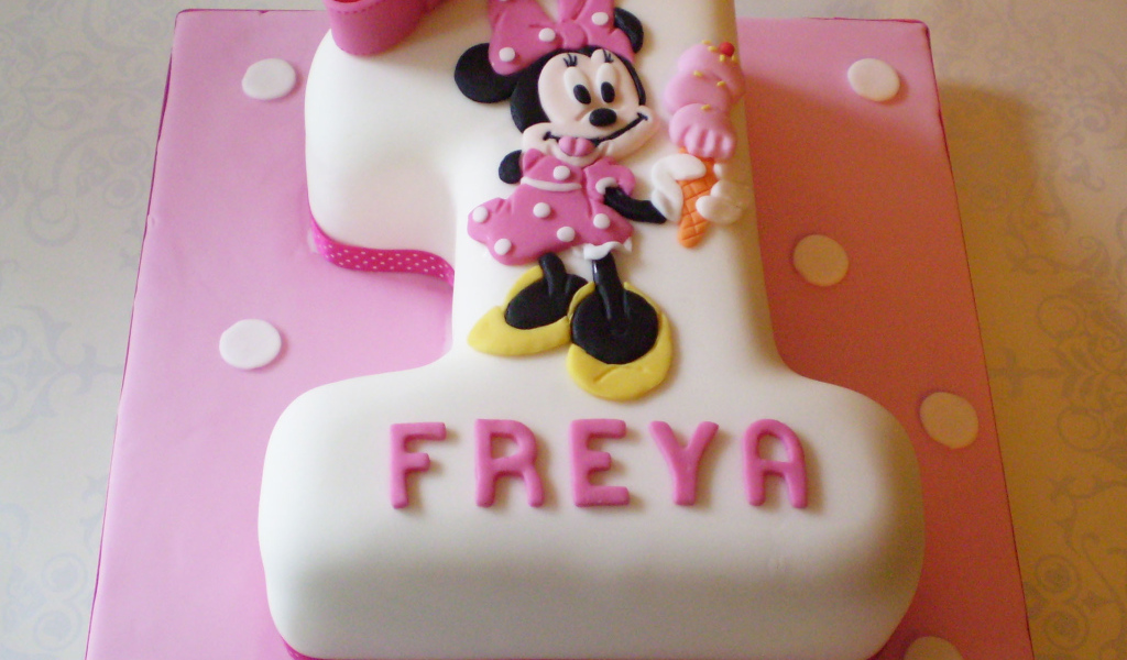 Мини маус торт на день рождения