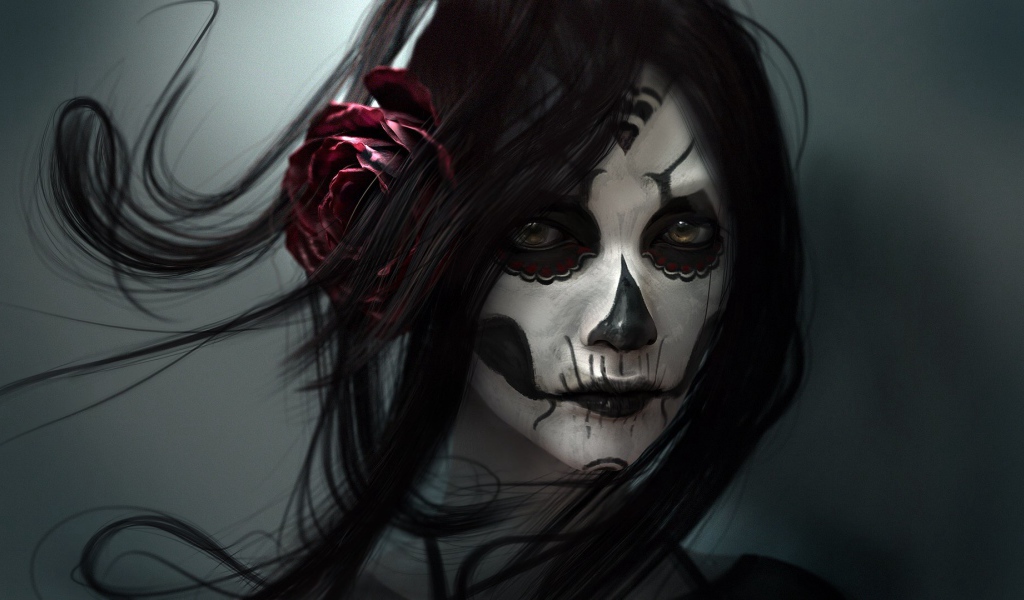 Девушка на Хэллоуин