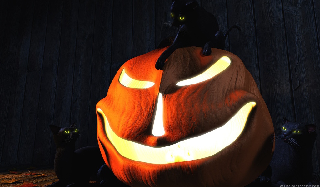 Три черных кота