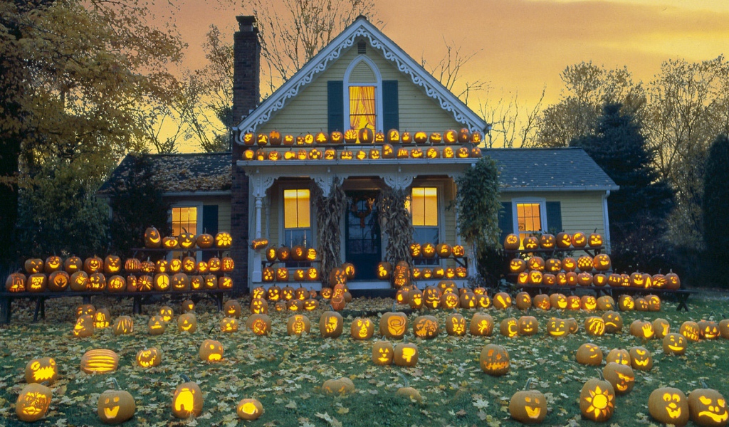  Хэллоуин потрясающие украшения