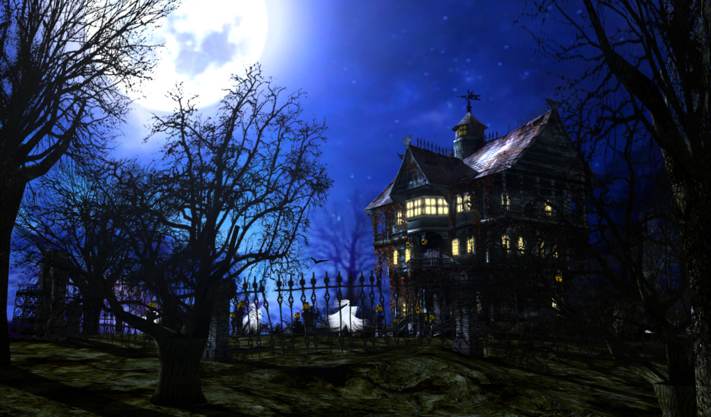 Хэллоуин дом привидений