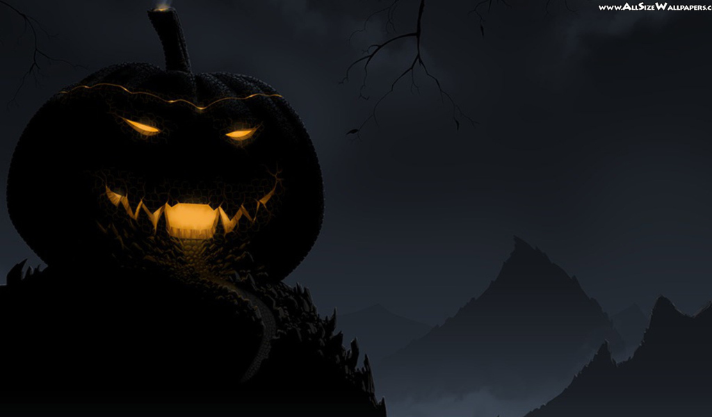 Хэллоуин дома из тыквы