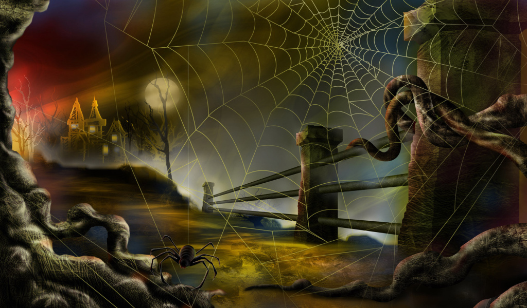 Хэллоуин паук