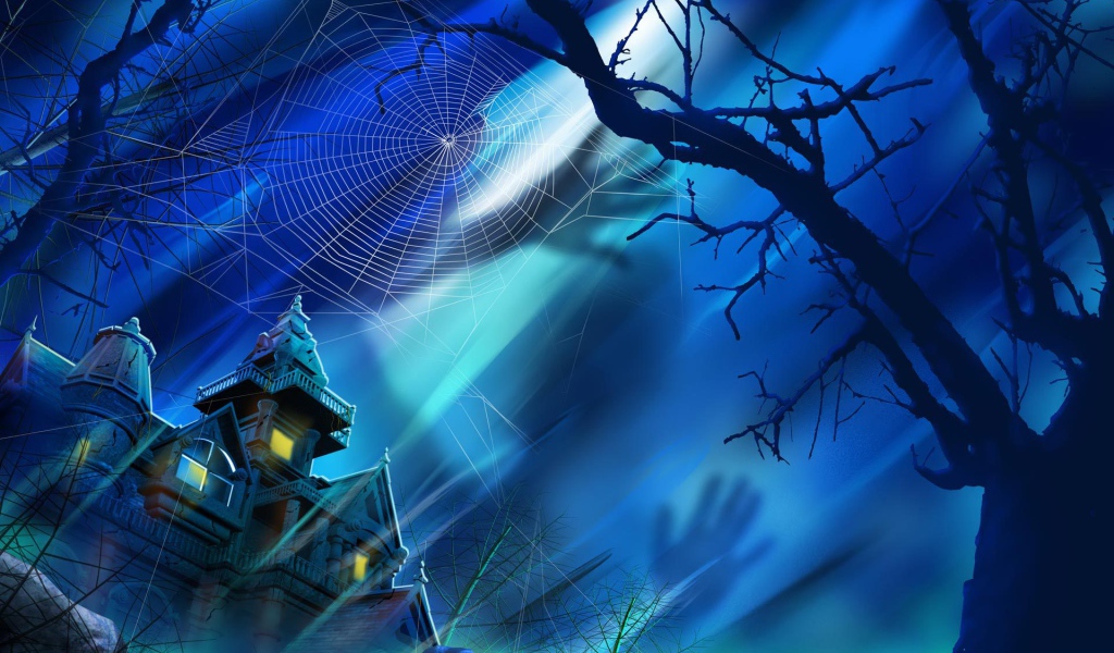 Хэллоуин паутины паука