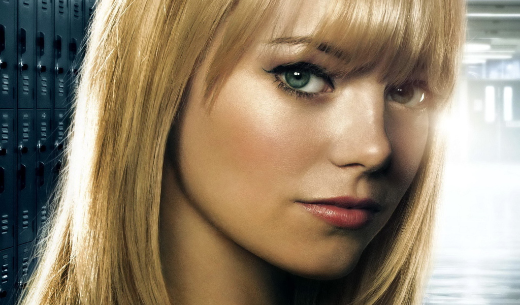 Эмма Стоун в фильме Новый Человек паук