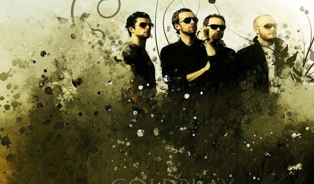 Coldplay в зеленом саду