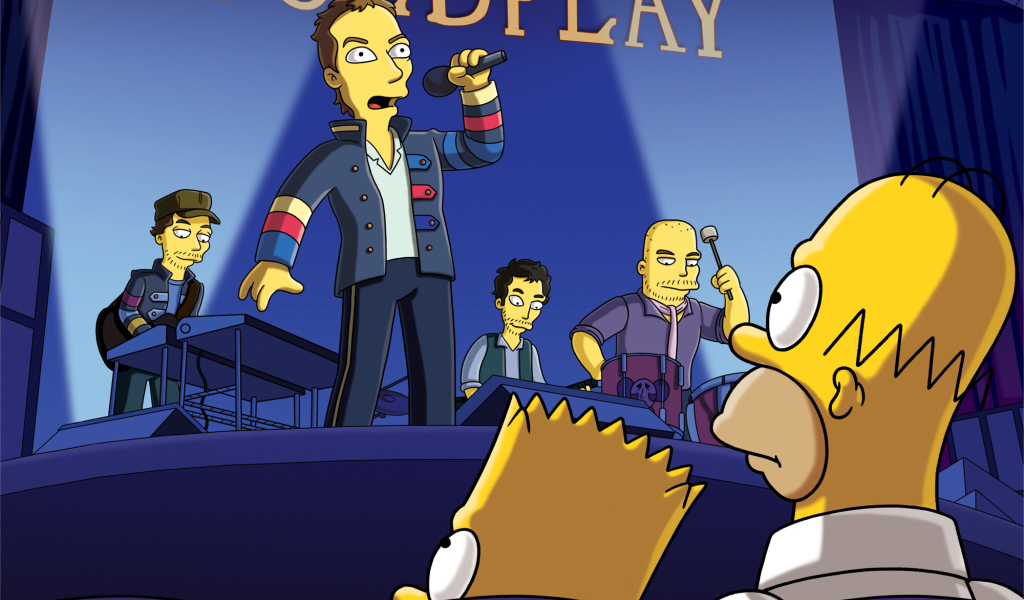 Coldplay в Симпсонах