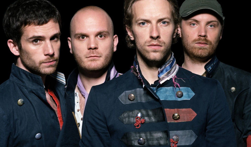 Coldplay группа крупным планом
