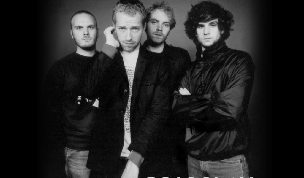 Coldplay группа в черном