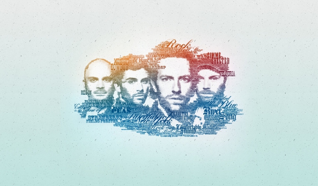 Coldplay рисунок в HD